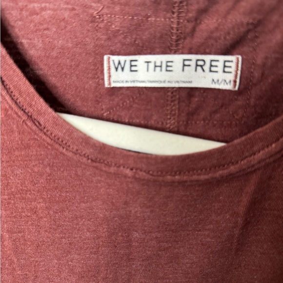 We The Free Nova Tee in Cherry Mahogany NWOT - Picture 5 of 5